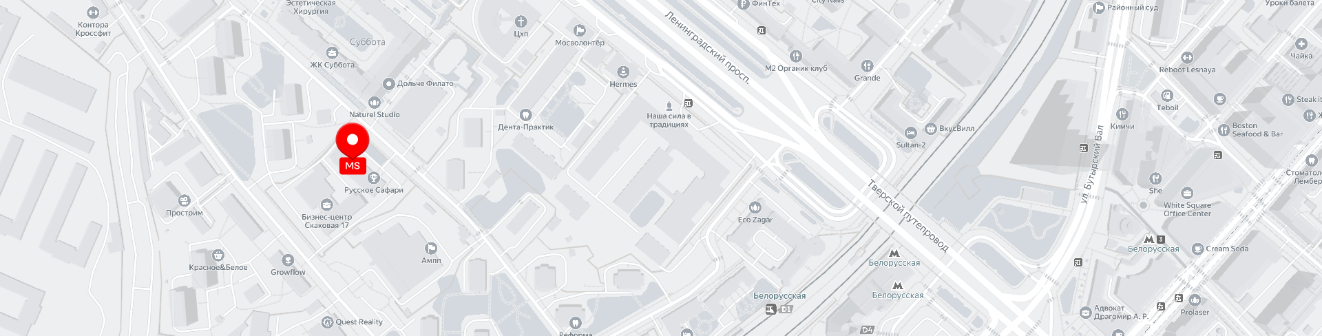 Map location Москва